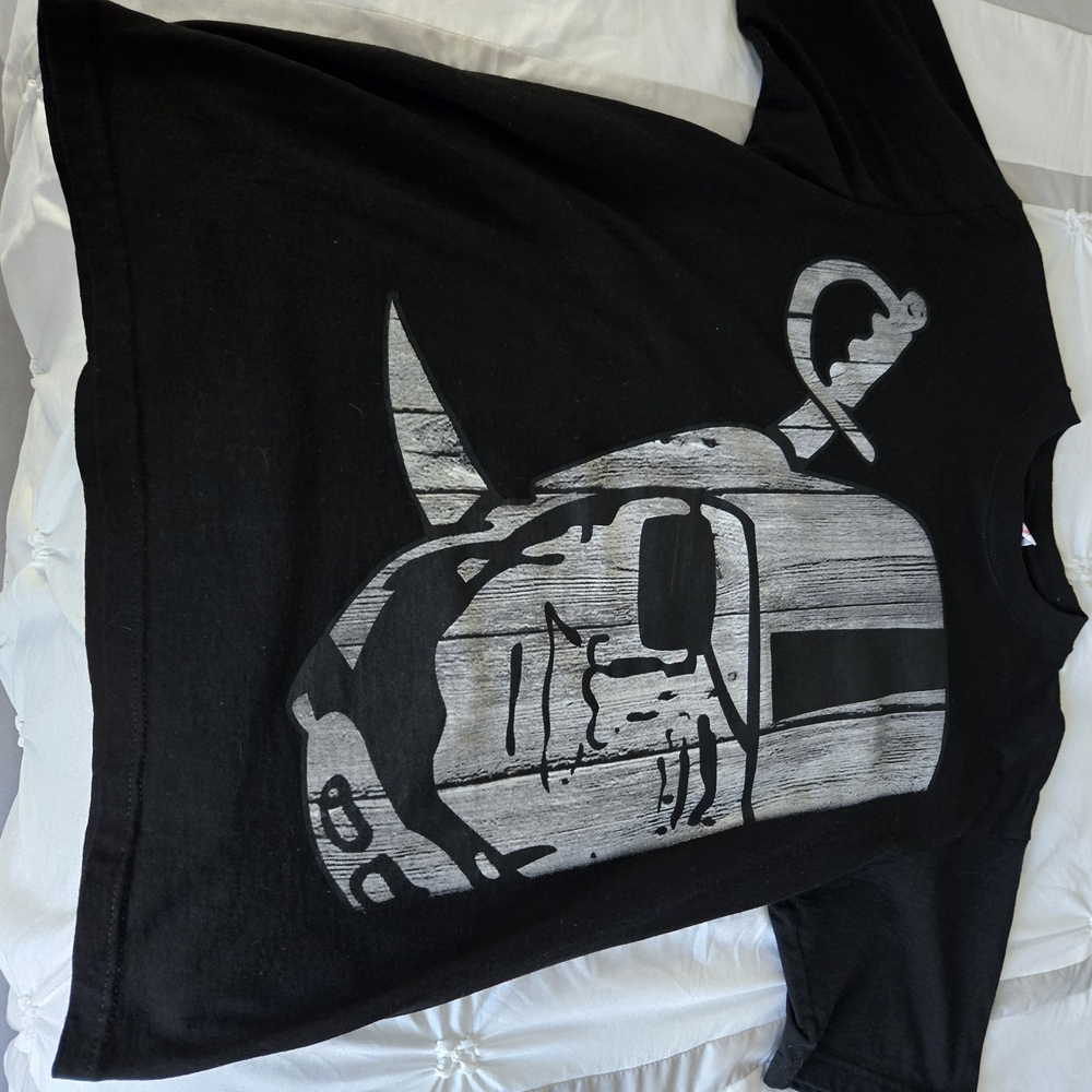 Men's Black Graphic Tee